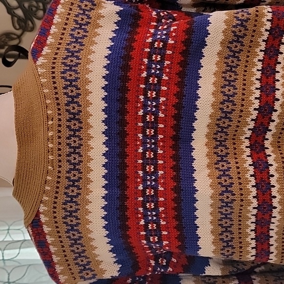 Lane Bryant Faur Isle Boho Cardigan Sweater Women's Plus Size 18/20 - Picture 5 of 10